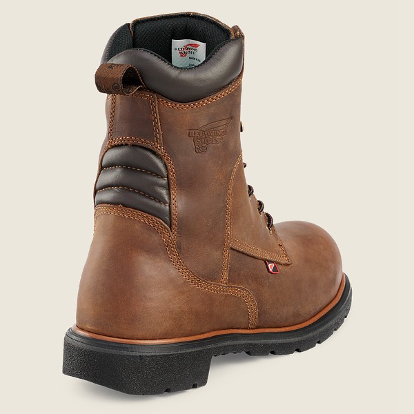 Red Wing Safety Boots Dynaforce® - 8-inch Toe - Brown - Mens BSL596071